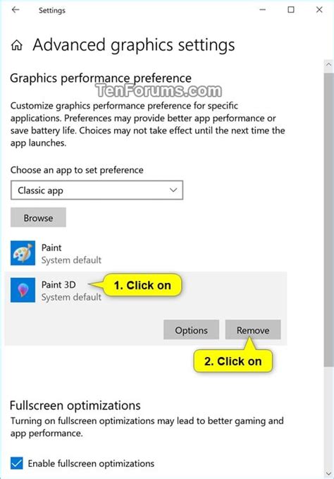 Graphics Performance Preference 的图像结果