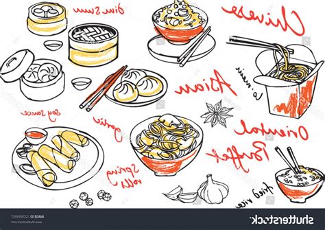 Chinese Food Vector at Vectorified.com | Collection of Chinese Food ...
