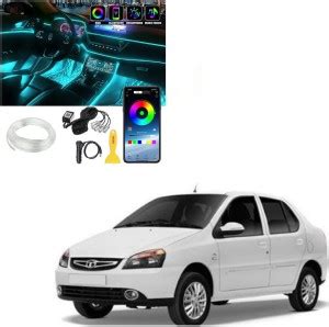 AUTOGARH LED Interior Strip Lighting Kit With Remote Control App For ...