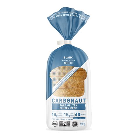 Carbonaut - Sans Gluten - Pain Blanc - 550 g - Low Carb Canada