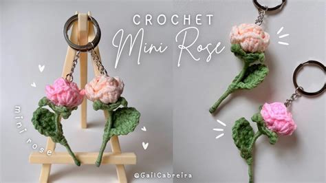 Image result for Rose Keychain Crochet Tutorial