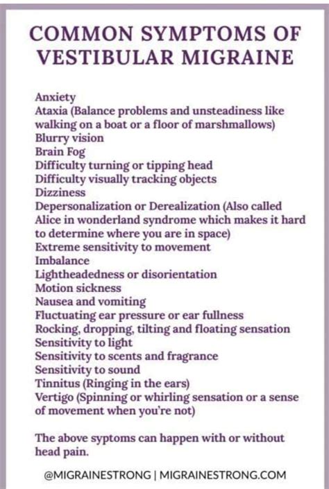 Vestibular migraine – Artofit