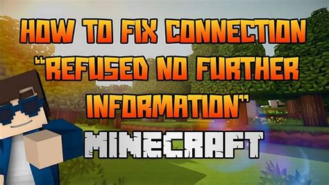 Image result for Connection Refused Error Minecraft