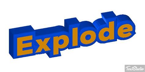 Image result for Exploding Text GIF