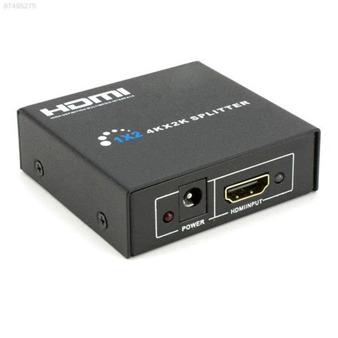 EC2A HD 4K HDMI Splitter 2 Ports 4K X 2K 1 X 2 Port Stripper Repeater ...