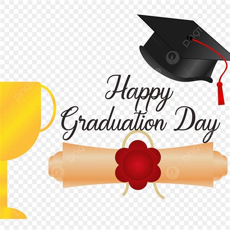 Happy Graduation Day Clipart Vector, Happy Graduation Day Cup Design ...