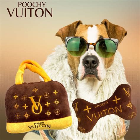 Unique Dog Gifts Designer Dog Toys Poochy Vuiton Handbag Dog Toy ...