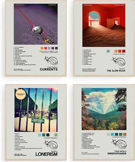 Withnotag Tame Impala Posters Music Album Cover India | Ubuy