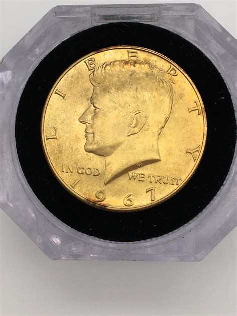 1967 Kennedy Half Dollar Gold Plated/Toned | Property Room