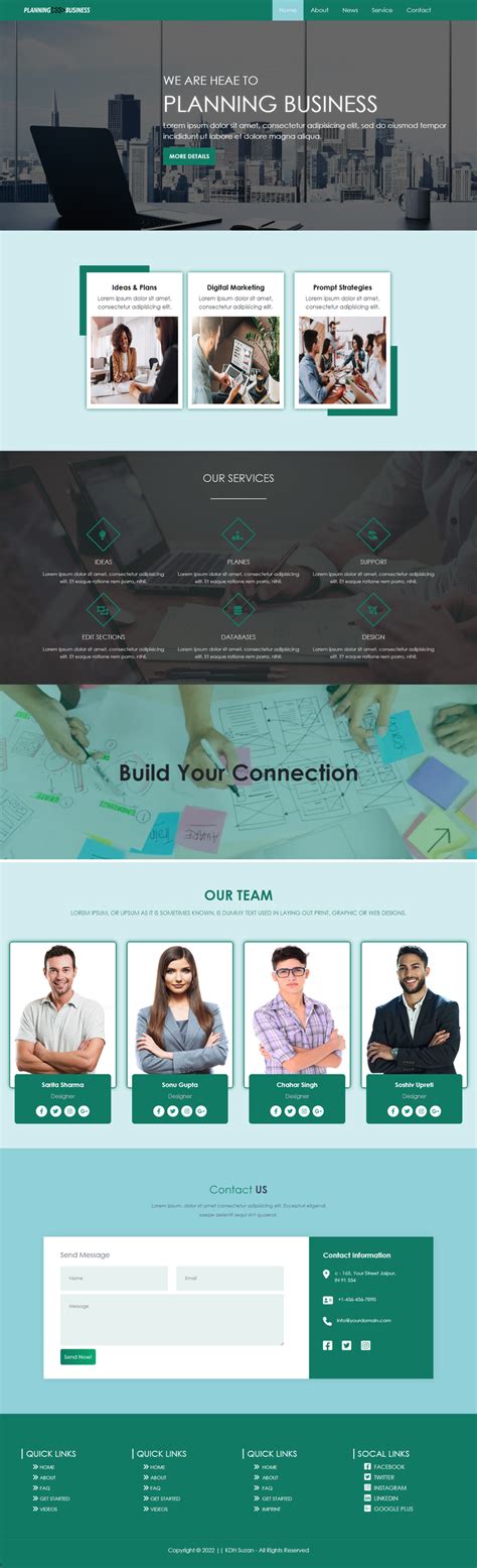Design Attractive Landing Page Using HTML CSS | Freelancer