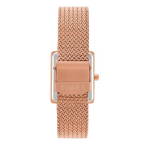 TIMEX Women Mother of Pearl Rectangle Dial Analog Watch - TWEL20704