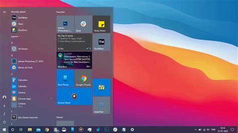 Image result for Transparent Start Menu
