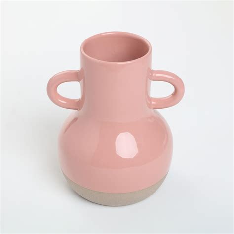 Buy Colour Refresh Ceramic Vase with Handles from Home Centre at just ...
