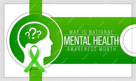Premium Vector | Mental health awareness month observed each year in may