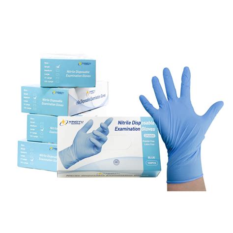 School Health FitGuard Touch Nitrile Exam Gloves