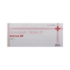Atorva 80 Tablet: Uses, Side Effects, Price & Substitutes
