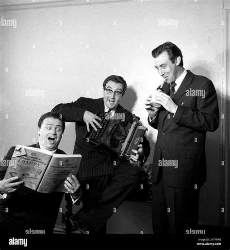 The Goon Show cast, Peter Sellers, Harry Secombe and Spike Milligan in ...