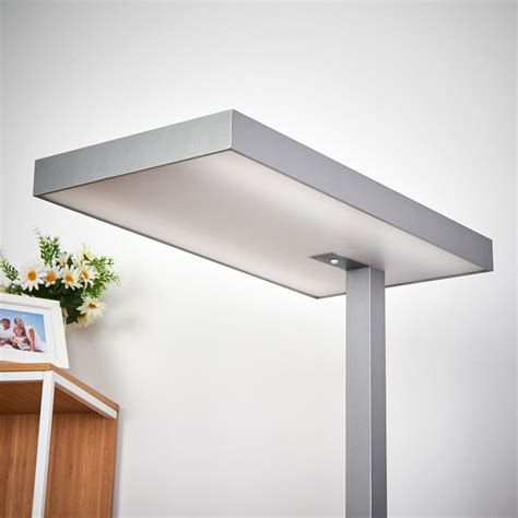 Office LED floor lamp Nora with motion detector | Lights.co.uk