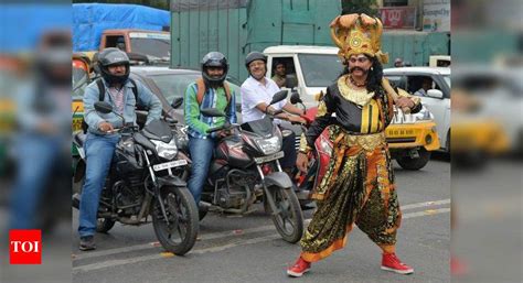 Yamaraj on Bengaluru roads takes motorists by surprise | Events Movie ...