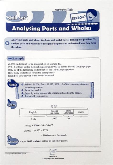 SAP Mathematics Thinking Skills & Heuristics Primary 4 – Books and You