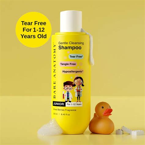 BARE ANATOMY Junior Gentle Cleansing Kids Shampoo | Tear-free ...