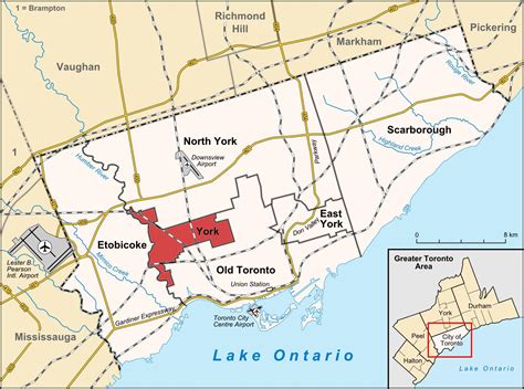 Map Of York Canada