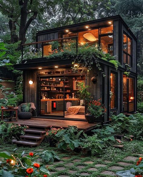 Pin by Ry Ry 💫 on Adorb mini house thoughts | Small house design, Container house, Tiny house living