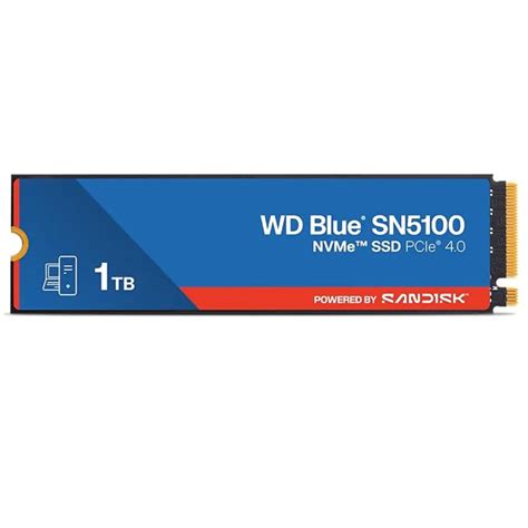 WD Blue SN5100 1TB NVMe M.2 2280 PCIe Gen4 Internal SSD - tpstech.in