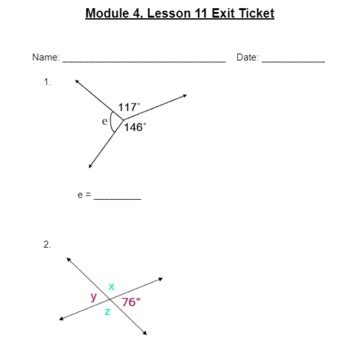 Lesson 10 Grade 2 Module 4 Exit Ticket 的图像结果