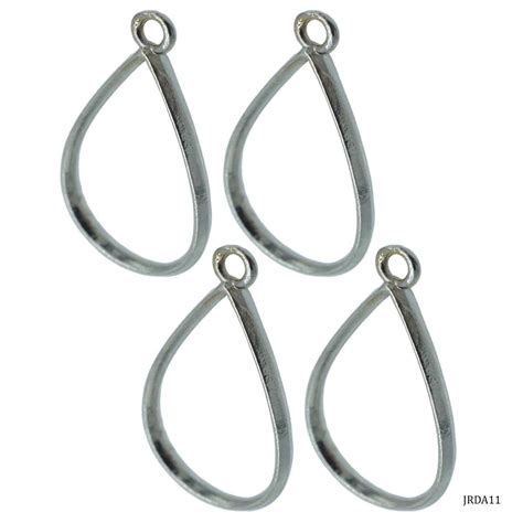 Bezels frames for Resin (Pack of 4)- Silver Droplet – Inkarto