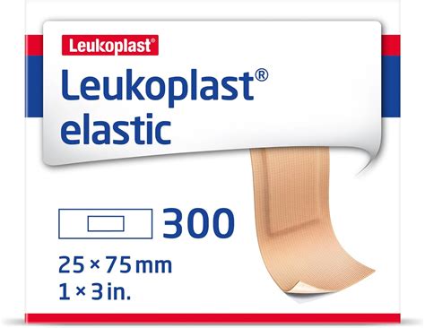 Amazon.com: Leukoplast Elastic Fabric Adhesive Latex Free Bandages ...