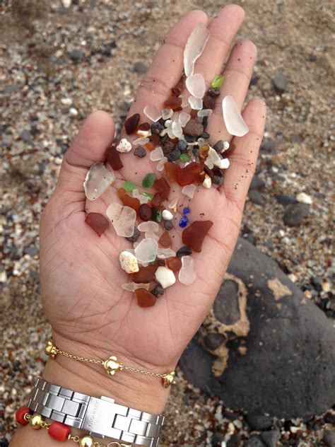 Glass Beach, Hanapepe, Kauai, Hawaii | Kauai, Beach glass, Kauai hawaii