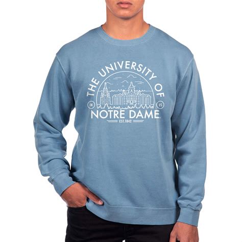 Notre Dame Sweatshirt Xl Blue