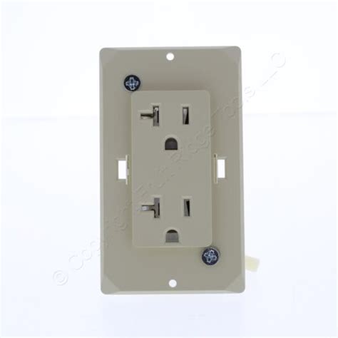Buy Hubbell Ivory Wirecon Receptacle RV Trailer Mobile Home Outlet 20A ...