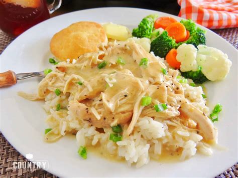 Crock Pot Chicken and Gravy - The Country Cook