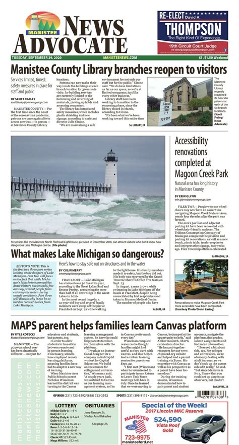 News Advocate nominated for Newspaper of the Year