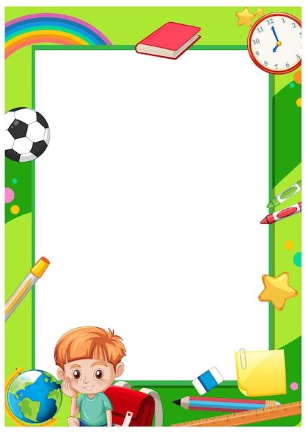 Рамка Школьная Png Изображения – скачать бесплатно на Freepik