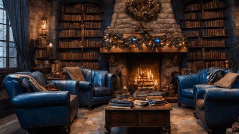 Ravenclaw Common Room - with AI : r/Ravenclaw_House