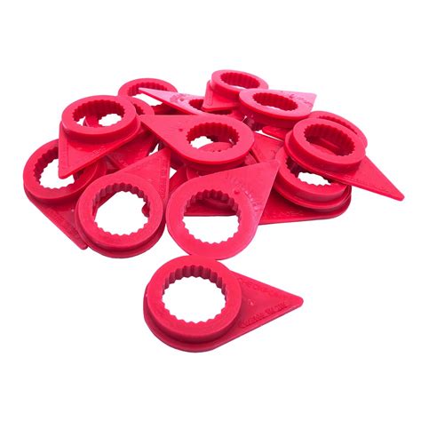 Haltec Checkpoint 20 - Red 33mm Loose Lug Nut Indicator Wheel Nut Check ...