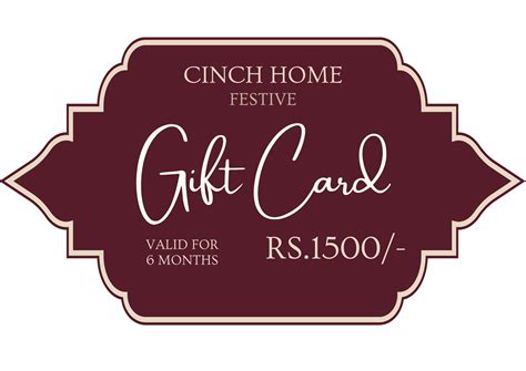 Festive Gift Card – Cinch Home