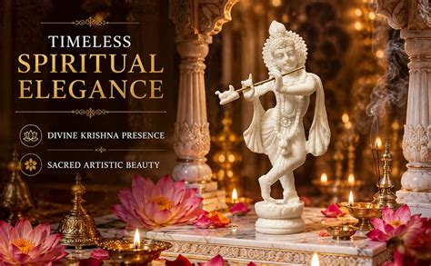 Buy Handicrafts Paradise Resin Standing Krishna Idol (6.4 cm x 3.8 cm x ...
