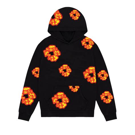 Denim Tears X Offset Wreath Hoodie Black Price in India | Culture Circle