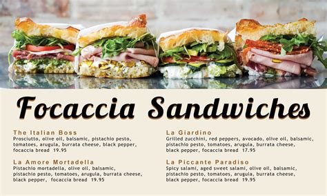 Restaurant Menu — Katella Bakery, Deli, Restaurant