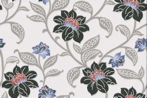 TL 01773 C Highlighter Floral White 18 x 12 inch Glossy Finish Ceramic ...