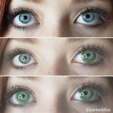 Natural Green Eye Color A Beautiful Woman Blue Green Eye With Long