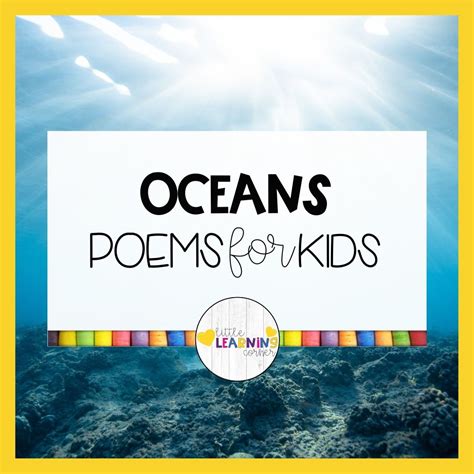 Preschool Poems About The Ocean Parachutes My Love Could Carry Us