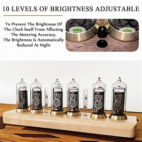 QCHIAN IN-14 Nixie Tube Clock, Vintage LED Glow India | Ubuy