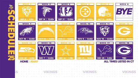 Minnesota Vikings 2025 NFL schedule released | kare11.com