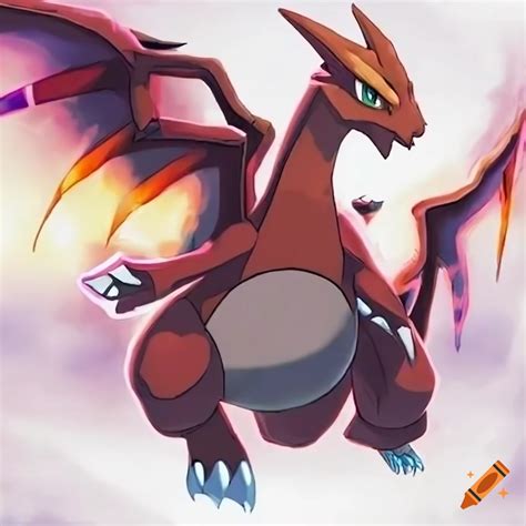 Image of Charigardean, a majestic Fire/Dragon Pokemon on Craiyon