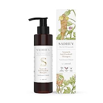 Sadhev Ayurvedic Anti-Dandruff Shampoo With Neem, Rosemary And Bakuchi ...
